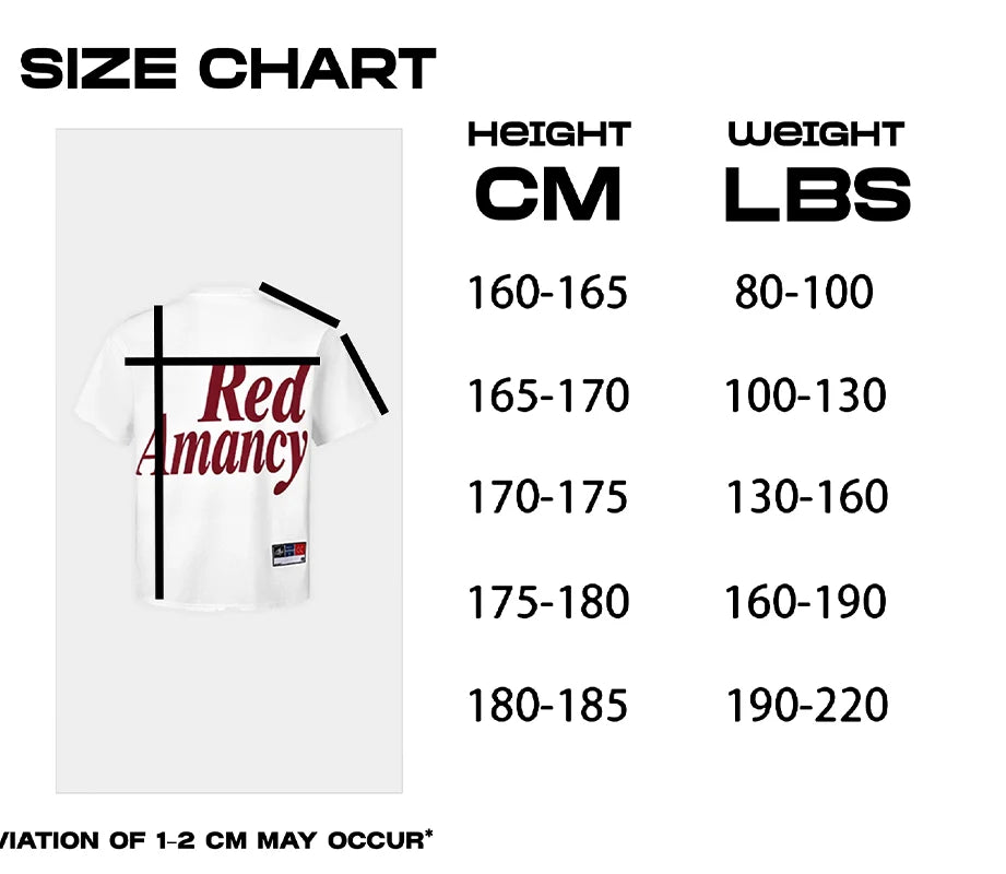 [RedAmancy] Big Letter Casual Versatile Cotton Oversize T-Shirt for Men and Women