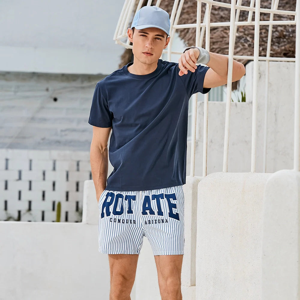Rotate Shorts Versatile Men's Sporty Breathable Quick-drying Water Beach Shorts