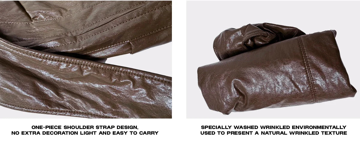 Cubbiluppi™ WASHABLE ECO-FRIENDLY LEATHER NATURAL BAG