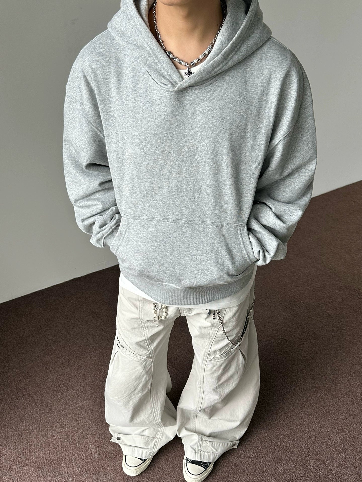 Cleanfit Hoodie Gray/Black Hoodie