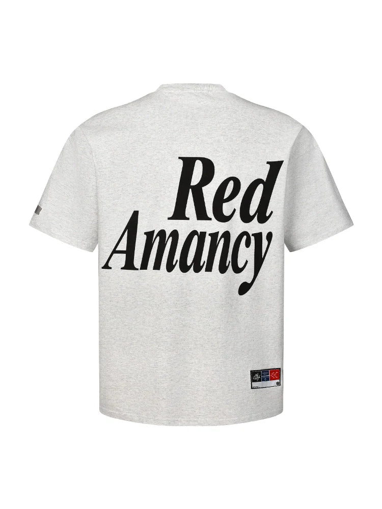 [RedAmancy] Big Letter Casual Versatile Cotton Oversize T-Shirt for Men and Women