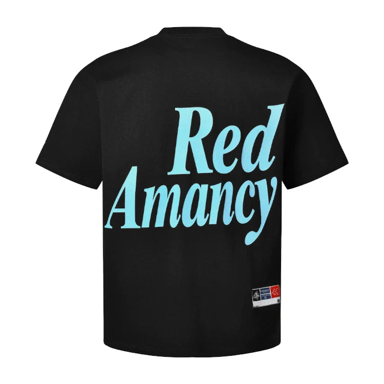 [RedAmancy] Big Letter Casual Versatile Cotton Oversize T-Shirt for Men and Women