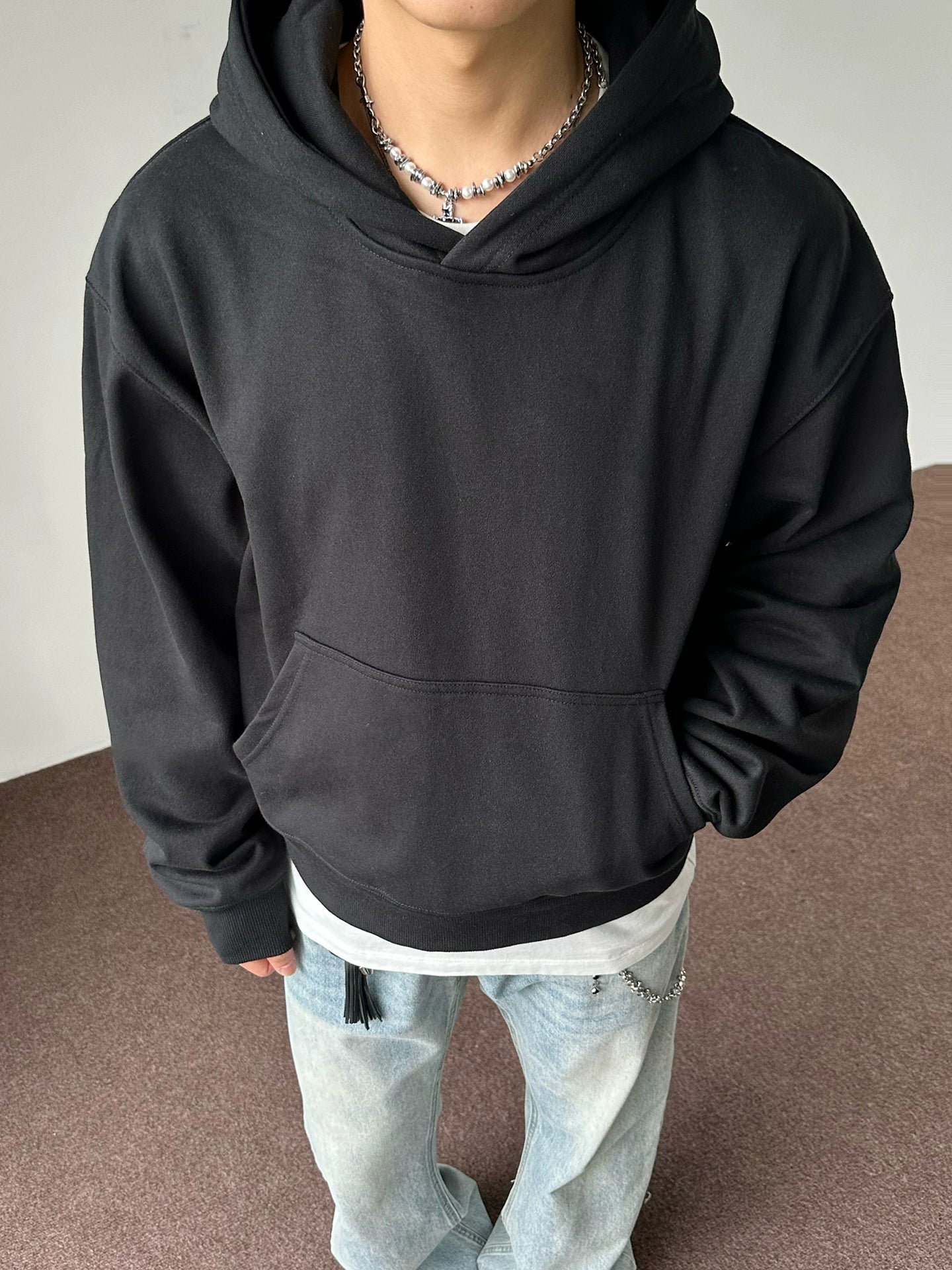 Cleanfit Hoodie Gray/Black Hoodie