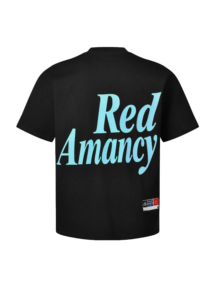 [RedAmancy] Big Letter Casual Versatile Cotton Oversize T-Shirt for Men and Women