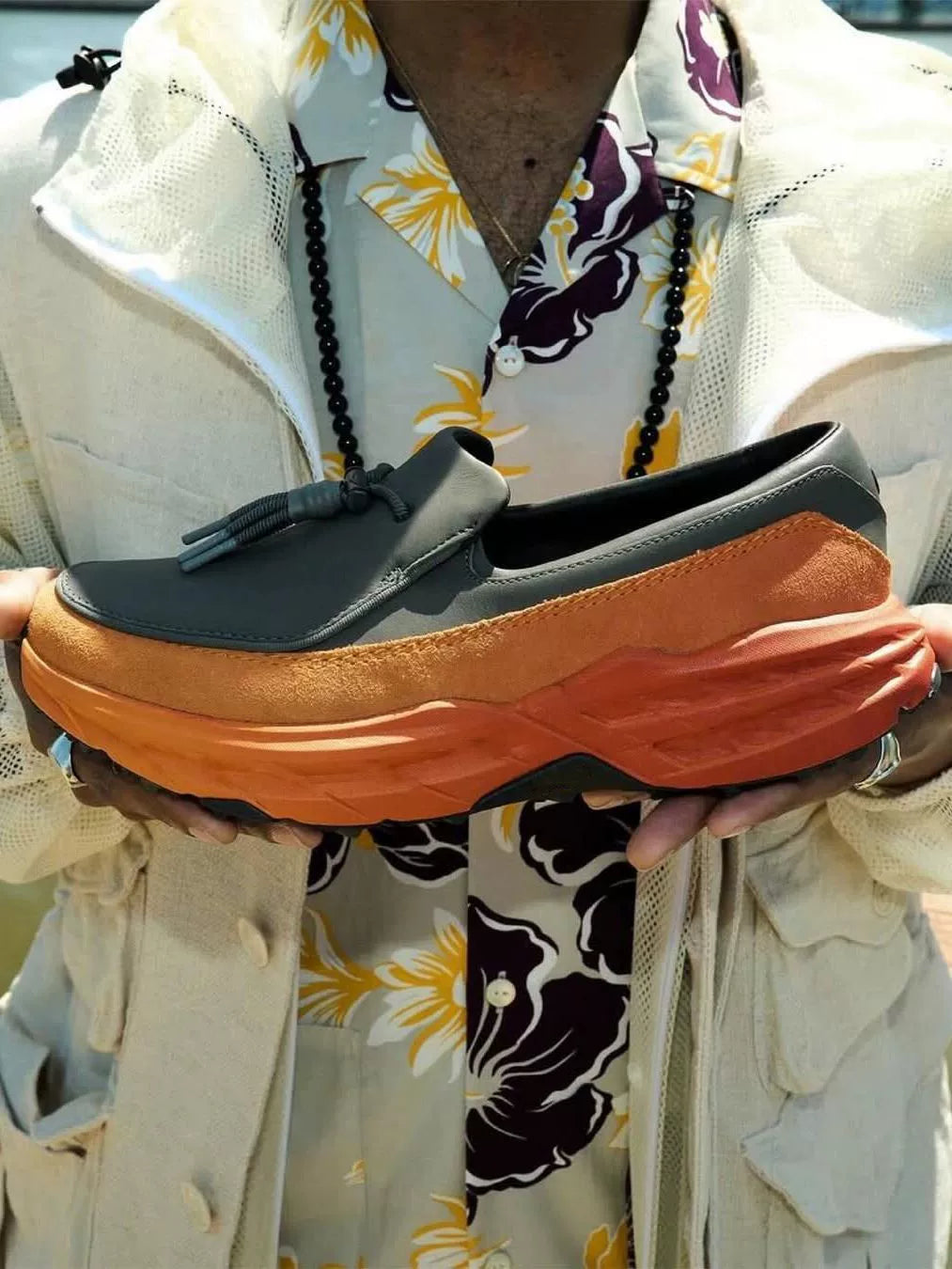 Leather shoes, men's height increase, outdoor loafers, hiking, pedaling, trendy sports and casual shoe covers, foot platform-soled jogging shoes