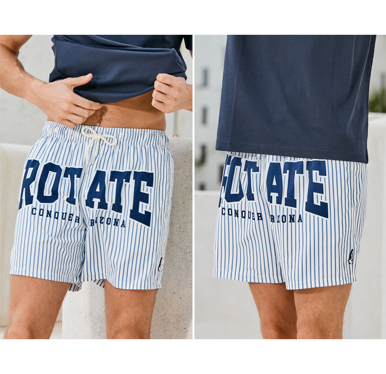 Rotate Shorts Versatile Men's Sporty Breathable Quick-drying Water Beach Shorts