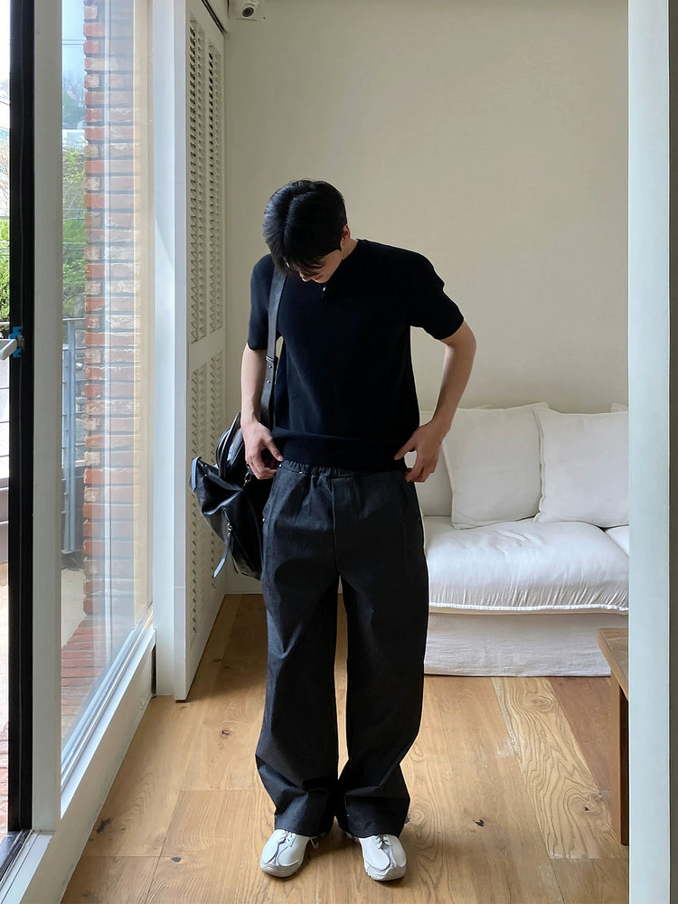 Retro Pleated Slacks Men's Fall 2025 New Trendy Brand Loose Striped Wide-leg Long Pants