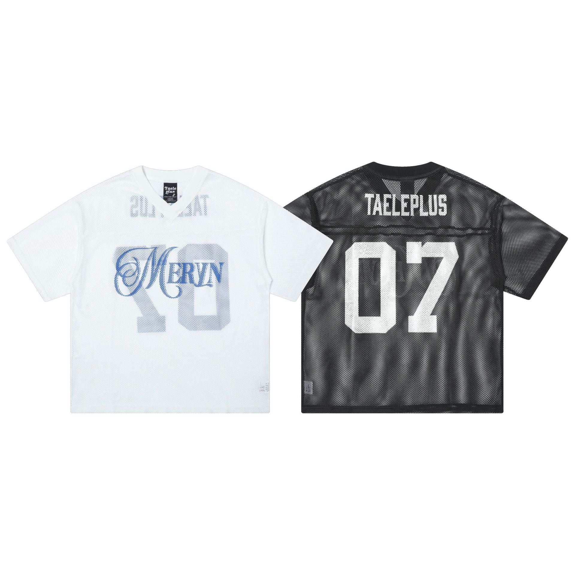 Cubbiluppi™ Mesh Oversized T-Shirt – "See-Through" Short Sleeve Top with Bold Print for Men & Women
