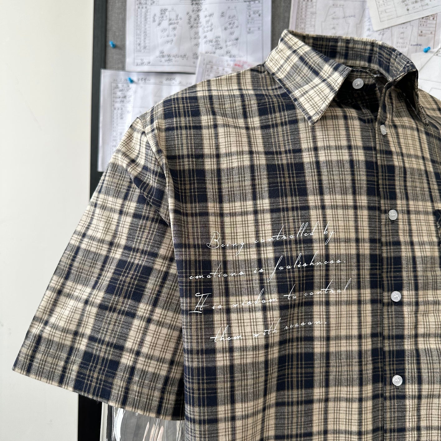 Men’s American Retro Casual Oversized Lapelshirt, Short Sleeved, Button-Up Shirt with Front Pocket