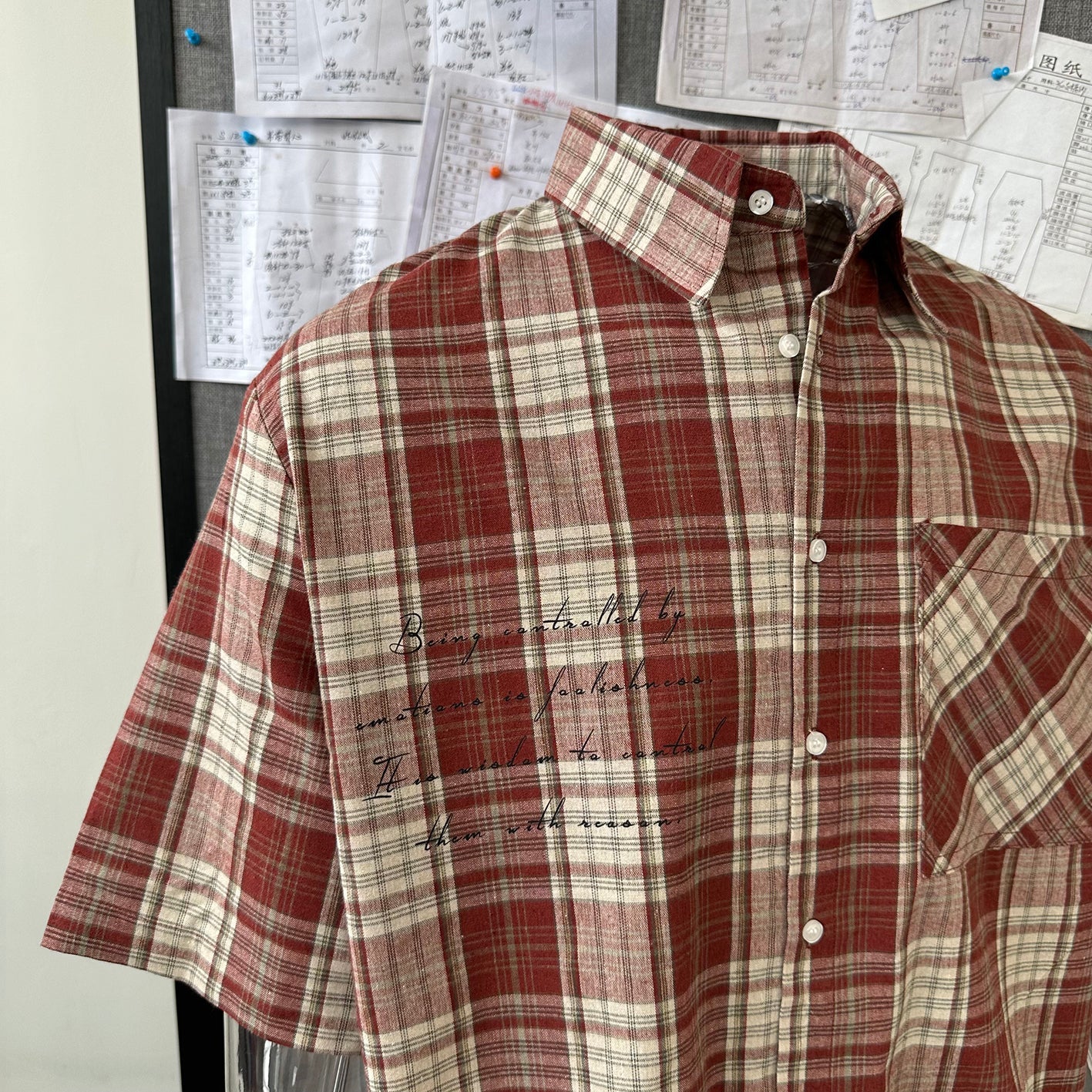 Men’s American Retro Casual Oversized Lapelshirt, Short Sleeved, Button-Up Shirt with Front Pocket