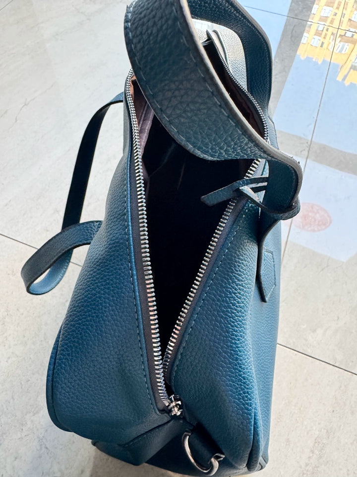 Leather Texture Large Capacity Shoulder Strap Luggage Hand Bag for Men & Women