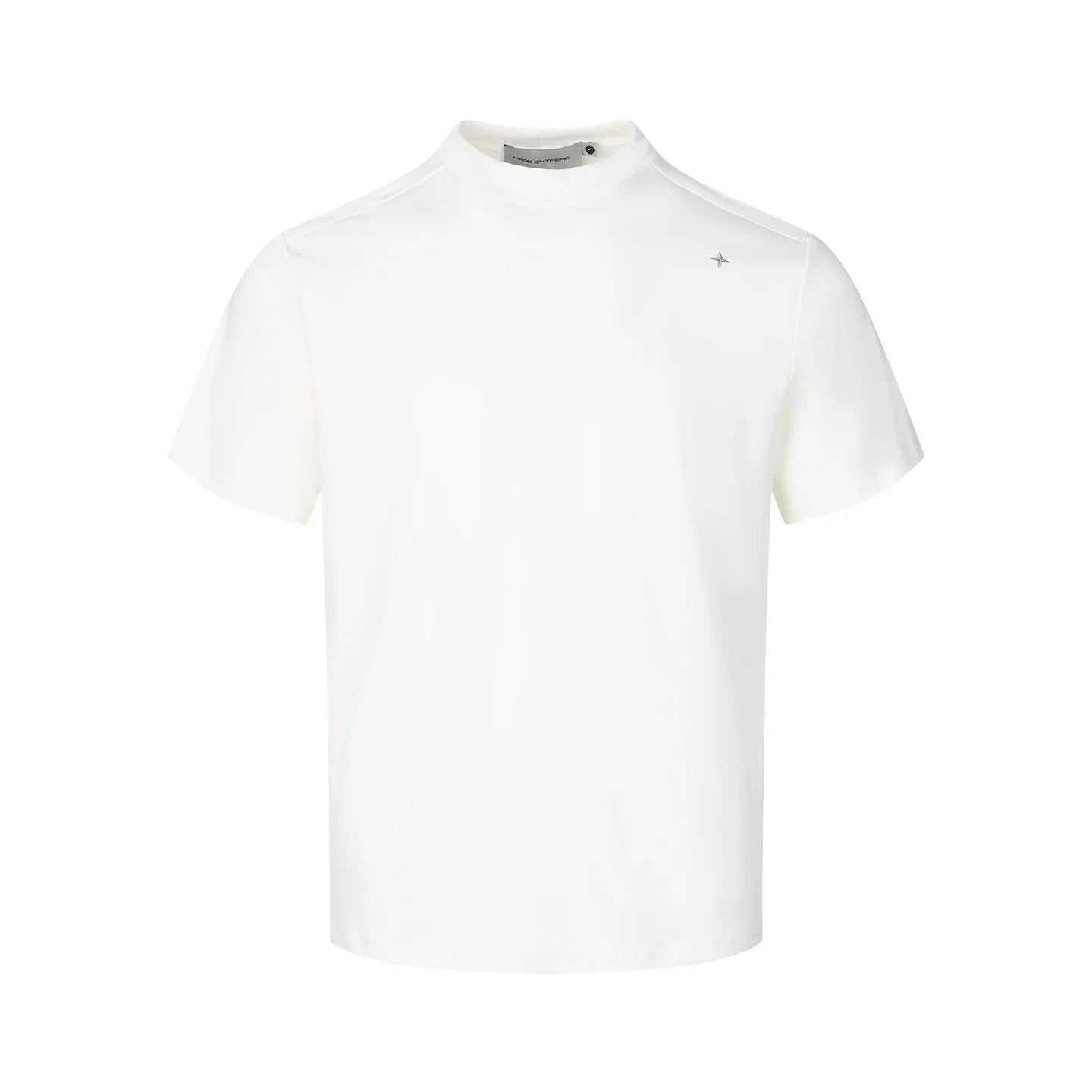 Men’s Minimalist Mock Neck Short Sleeve T-Shirt – Soft Cotton Blend Cleanfit style