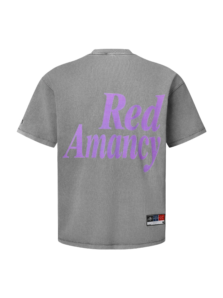 [RedAmancy] Big Letter Casual Versatile Cotton Oversize T-Shirt for Men and Women