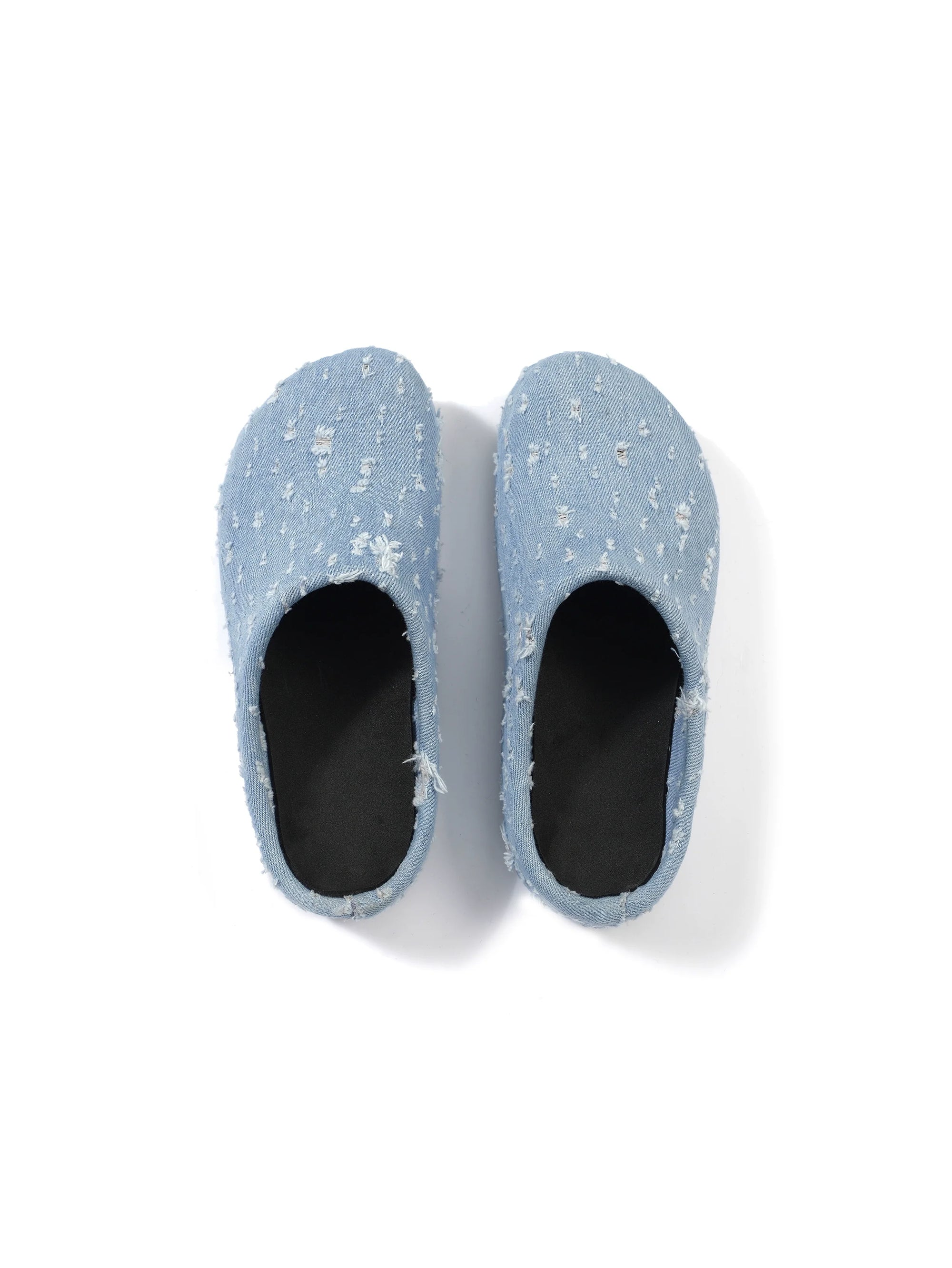 (Special Limited Time Offer) Destruction Denim Jeans Booster Slippers Versatile