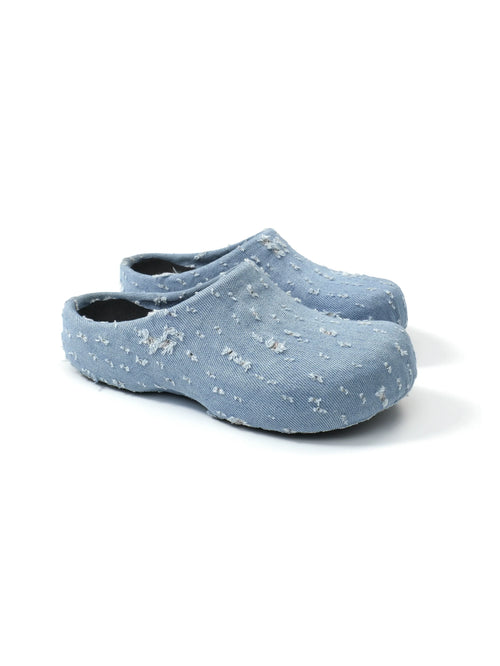 (Special Limited Time Offer) Destruction Denim Jeans Booster Slippers Versatile