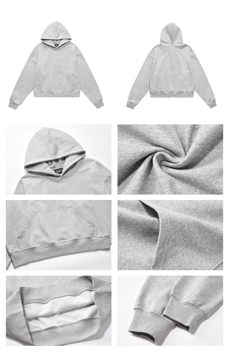 Cleanfit Hoodie Gray/Black Hoodie