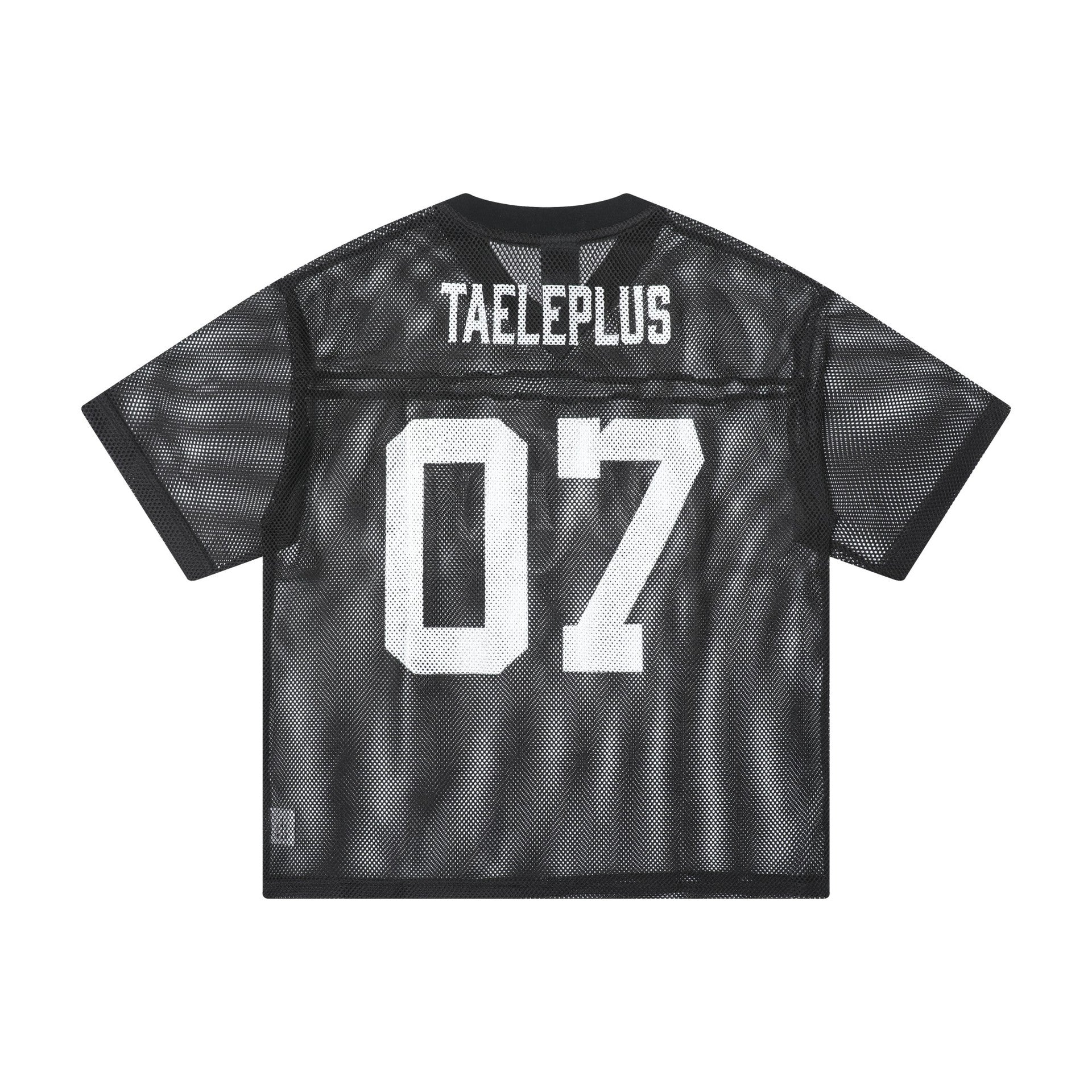 Cubbiluppi™ Mesh Oversized T-Shirt – "See-Through" Short Sleeve Top with Bold Print for Men & Women