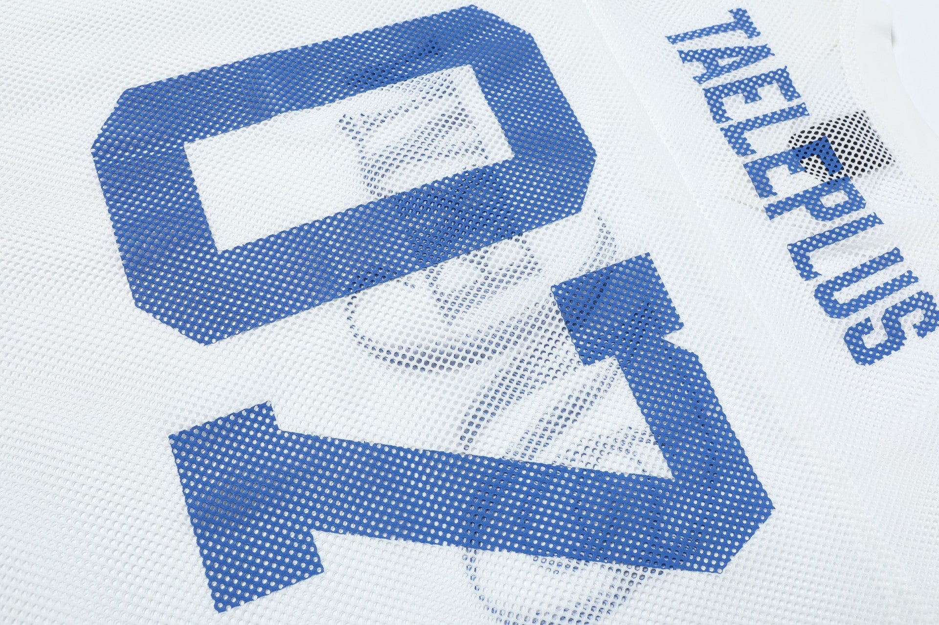 Cubbiluppi™ Mesh Oversized T-Shirt – "See-Through" Short Sleeve Top with Bold Print for Men & Women