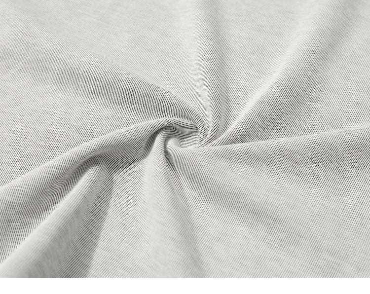 Men’s Contrast Collar Knit Polo Shirt – Short Sleeve Casual Grey Top with White Trim