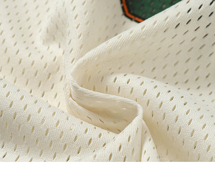 Special Time$$ print breathable mesh varsity loose short-sleeved Jersey T-shirts for men & women