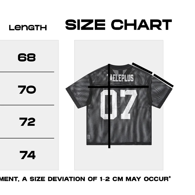 Cubbiluppi™ Mesh Oversized T-Shirt – "See-Through" Short Sleeve Top with Bold Print for Men & Women