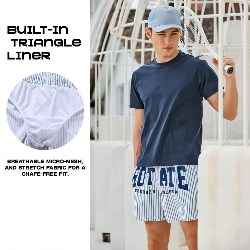 Rotate Shorts Versatile Men's Sporty Breathable Quick-drying Water Beach Shorts
